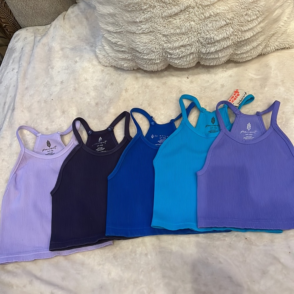 NEW🌺Free people summer colors happiness run crop tank - Picture 3 of 17